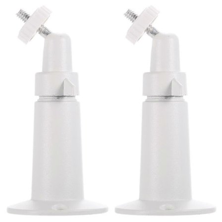 Justerbart väggmonterat bordsstativ i metall för taksäkerhet för Arlo Arlo Pro-kamera (2-pack vit)