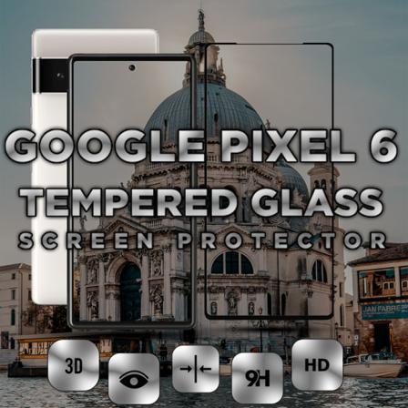 Google Pixel 6 - Härdat Glas 9h - Super Kvalitet 3d Skärmskydd