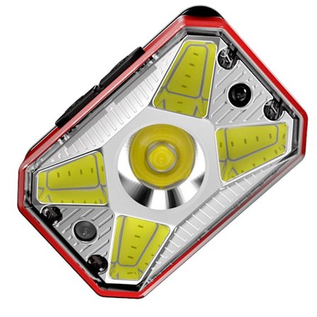 LED-hodelykt COB-sensor rødt lys induktiv husholdningstype-C H