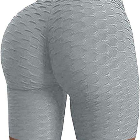 Berömda leggings, dam rumplyftande yogabyxor höga 08 grå KLB