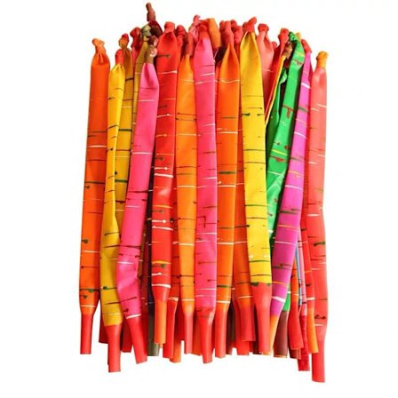 Rakettballonger Assorterte Farger | Flygende Ballonger | Festballonger Plystrende Ballonger Festpose Fyllstoffer For Barn | Støyende Ballonger | 