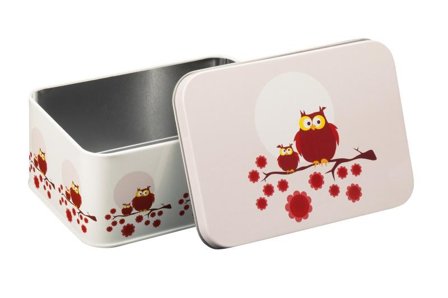 Blafre Matboks Ugle Rød