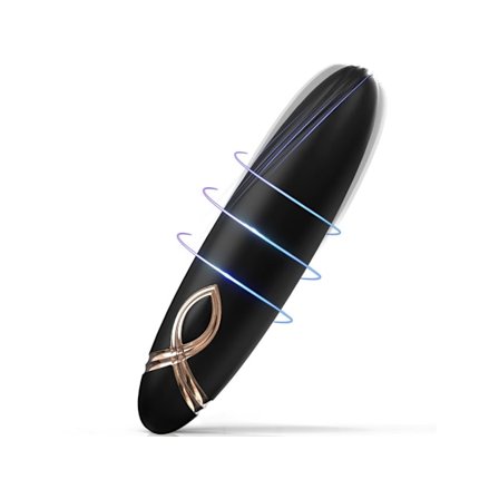 Liten Bullet Vibrator med 9 Lägen för Kvinnor (Svart)
