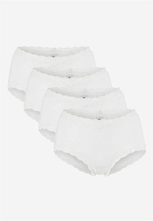 Cellbes of Sweden - Hipstertrusse med blonde 4-pack i hvid til damer i størrelse 34/36