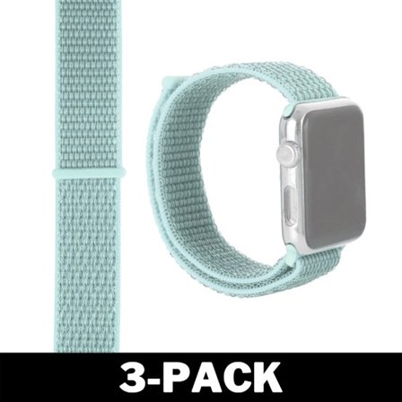 Apple Watch 38mm / 40mm Nylonarmband Mintgrön