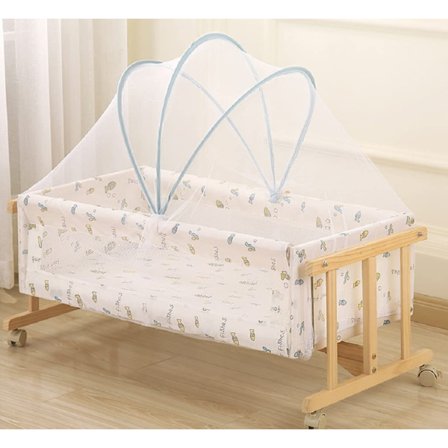 Myggnett senghimmel for baby seng