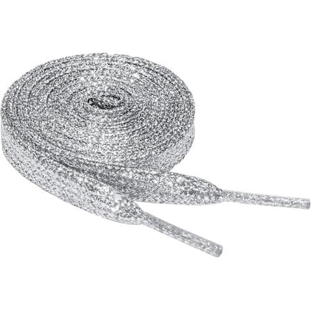 Glitter Snørebånd - Funklende Flade Skolørebånd Til Sneakers Og Lærredssko 1,1 M / 43 Tommer 1.1m