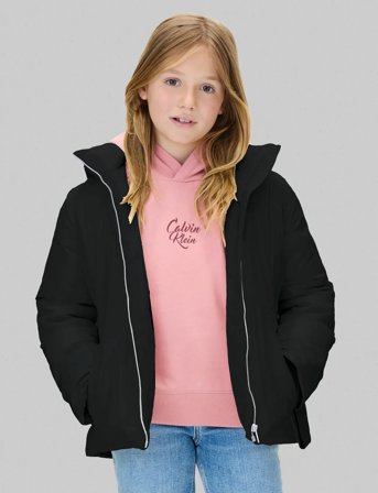 Calvin Klein Classic Belted Jacket - Black - 164