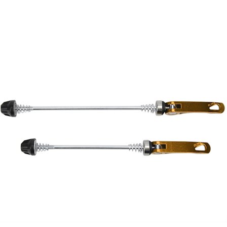 2 stk. Vej Mountain Cykel Quick Release Spyd Cykel Forreste Bageste Spyd Tilbehør Gylden