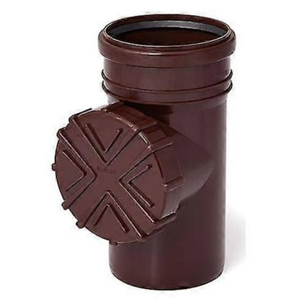 Rensningsdæksel til tagrender med si 110 mm rørdiameter - forskellige farver - fremragende