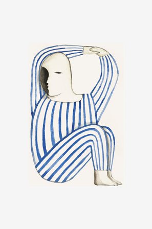 Malerifabrikken - Poster Give up - Blå - Posters - Fra Homeroom