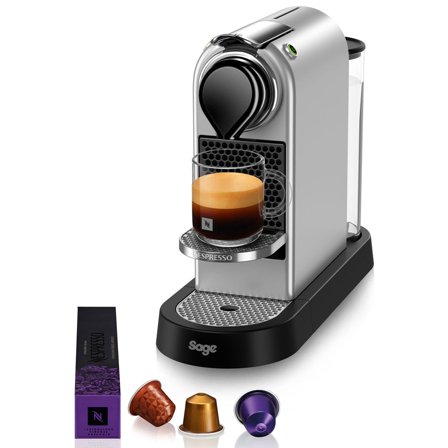 Nespresso by Sage SEC CitiZ kapselmaskine, sølv | KitchenOne