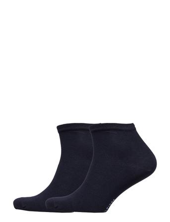 Th Women Casual Short Sock 2P Underwear Socks Regular Socks Musta Tommy Hilfiger
