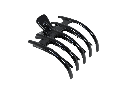 Complement Hårkam I Blank Finish 8,5x6,5cm Accessoarer & tillbehör Dam Svart 7-10 liter