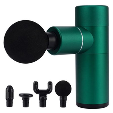 Mini Massage Gun / Massage Pistol (4 Huvuden) Muskelstimulans