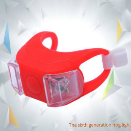 Sykkellys 6 Generasjon Frog Light AG10 Batteri Silikon Lig