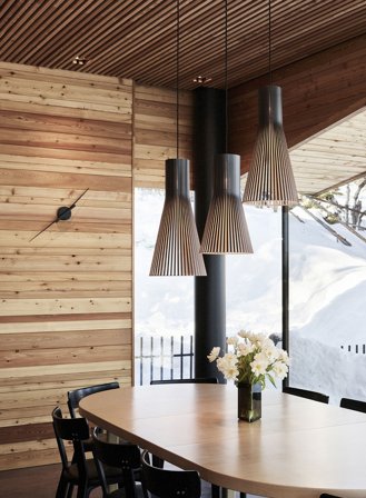 Secto 4200 taklampe Ø30 - sort