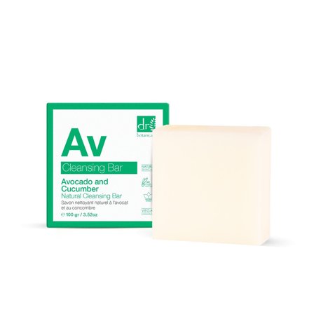 Dr. Botanicals Avocado and Cucumber Natural Cleansing Bar 100gr - Sapone