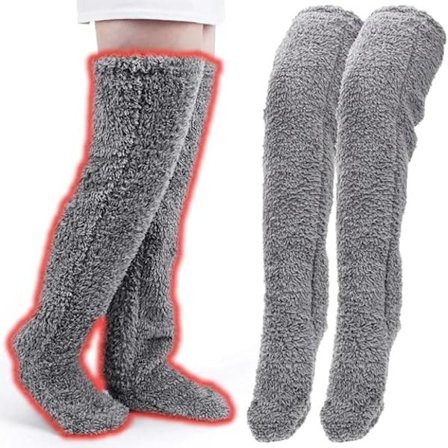 Snuggs Mysiga Strumpor Lårhöga Knähöga Gosiga Tassar Höga Strumpor[DS]{ROG}