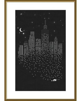 Kirjontapakkaus Taulu Yökaupunki-Nova Sloboda