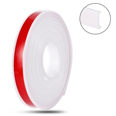 5M 18mm Selvklebende Kant Tape Møbel Trim Guard WHITE