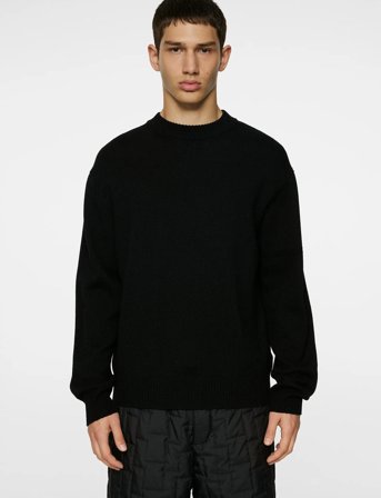 J. Lindeberg Kino Merino Crew - Black - S
