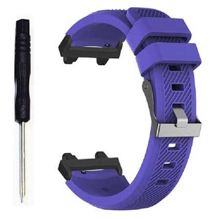 Amazfit T-Rex 2 klockarmband i silikon med twillstruktur - Lila