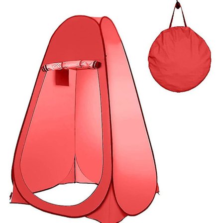 Utendørs pop-up telt, bærbar campingdusj, campingtoalett, utendørs garderobe