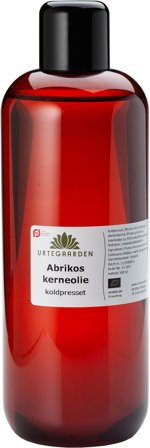 Urtegaarden Abrikoskerneolie koldpresset 500 ml, Skincare, Kropspleje, Bodylotion