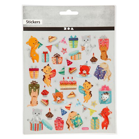 Creativ Company Stickers Kissan juhlat 1 arkki