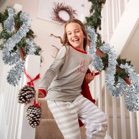 Julekrans Sølvglitterkrans Juletrepynt - Uten lys Juledekor Utendørs Innendørs Hjem Hage Ute Bryllupsfest