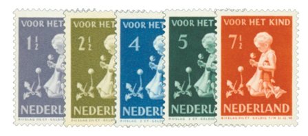 Holland 1940 - NVPH 374-378 - Postfrisk