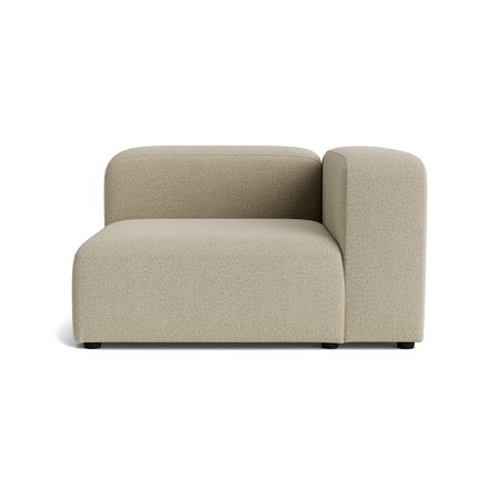 Milo chaiselong, højrevendt - Nordic Mørk Beige - 130x130x72 - Sofa, chaiselong
