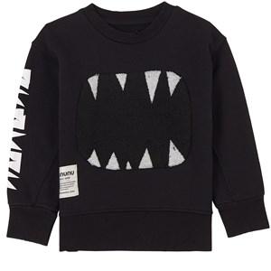 NUNUNU Fuzzy Roar Branded Graphic Sweatshirt Black 18-24 Months - Jumpers and knitwear - 18-24 months - Black