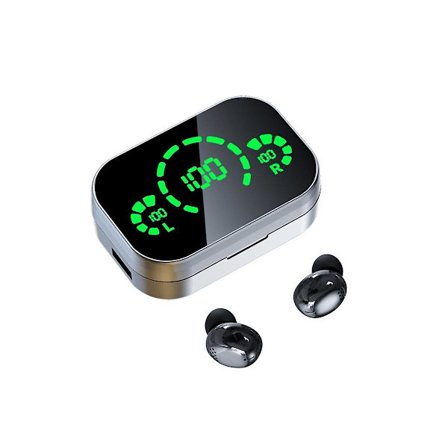 Yd04 Trådlösa Bluetooth-hörlurar Led Digital Display Headset In-ear Bluetooth 5.3 Headset Sport