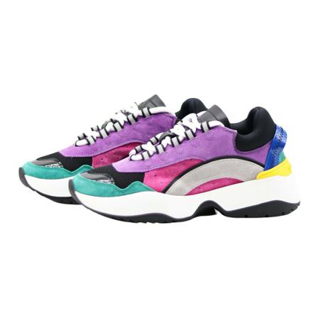 Dsquared2, D24 Sneakers Paars, Dames, Maat:36 EU,multicolor