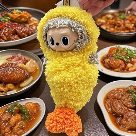 /NN/Passer for første/tredje generasjons Monster-dukke søte klær, fritert reke babyklær (dukke ikke inkludert