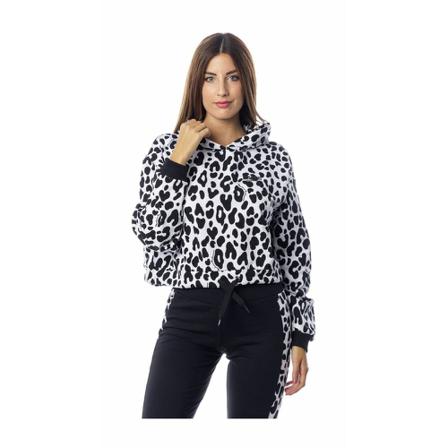 Moschino Short Hoodie svart, Dam, Dam, Storlek: S