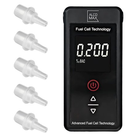 AX7 sähkökemiallinen alkometri PLATINUM 5000 mittauksella ilman kalibrointia