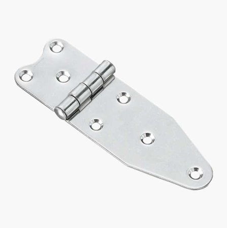 Biltema - Hengsel rustfri 126 5 x 41 x 9 5 mm