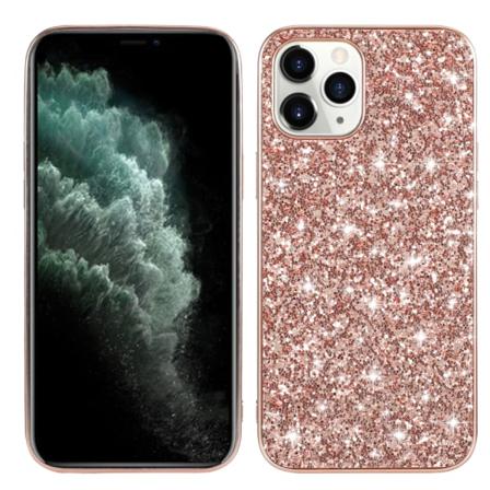 Glitterskal Iphone 14 Pro Roséguld