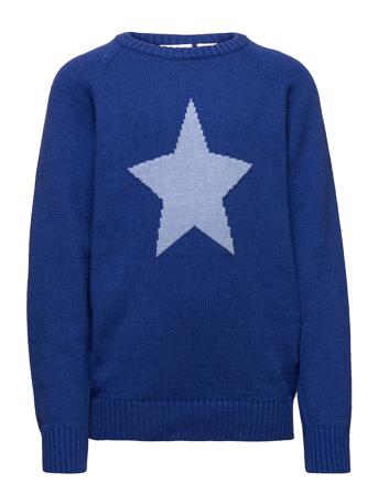 Calvin Knit Pullover Blue Racoon