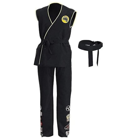 Cobra Kai Cosplay Kostume Top Bukser Outfits Halloween Karneval Kostume 160