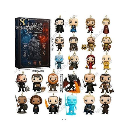 Game of Thrones Adventskalender Överraskningslåda, Julgransdekoration, Akrylhänge
