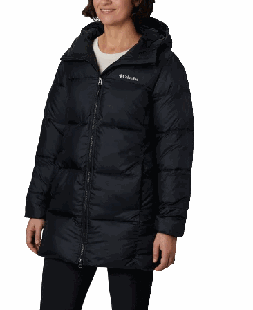 Columbia Puffect Mid Hooded Jacket Black