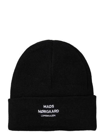 Isak Logo Ambas Beanie Black Mads Nørgaard