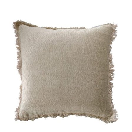 Beige polyesterpude 45x45cm – Dekorativ pude