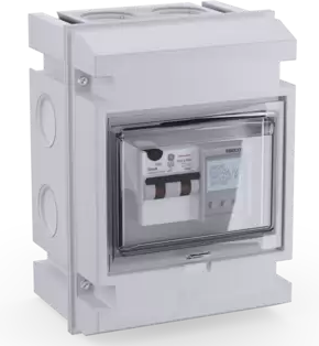 Ebeco 8935145 Kontrolskab 1 x 16A, Elforsyning & strømfordeling