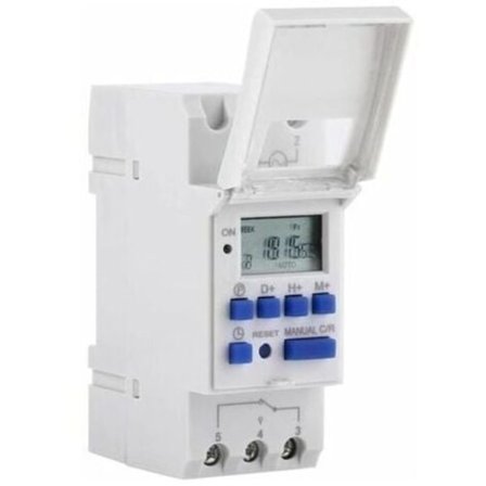 LCD Timer Ugentlig Elektrisk Tidsplanlægger Digital Timer Kontakt 15A(220V).pa