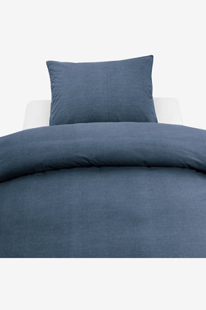 Borganäs of Sweden - Sæt med 2 dele Washed - Blå - Sengesæt - 150X210 - Fra Homeroom